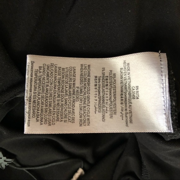 bcbg eneration black overlay dress size small - Picture 8 of 8